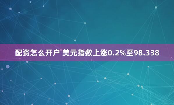 配资怎么开户 美元指数上涨0.2%至98.338